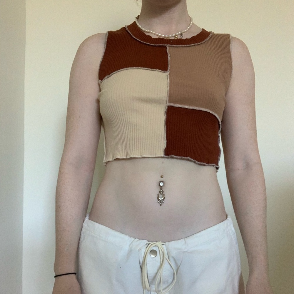 Patchwork crop top